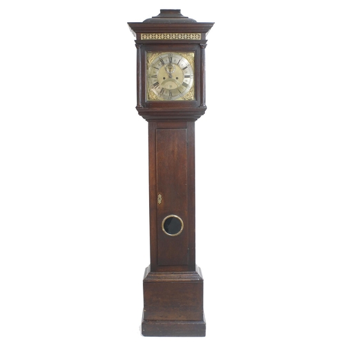 1828 - Oak eight day longcase clock, the 12