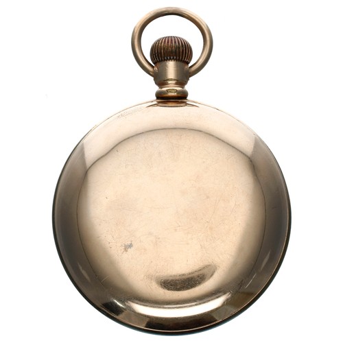 524 - Rockford Watch Co. gold plated lever set pocket watch, circa 1899, signed 17 jewel movement, no. 538... 