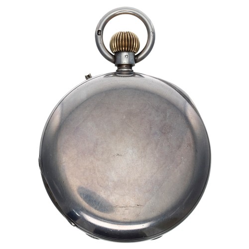 572 - J.W. Benson 'The Keyless Ludgate Watch' silver half hunter pocket watch, London 1891, the three quar... 