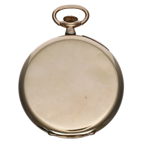 629 - J.W. Benson 9ct lever dress pocket watch, London 1933, signed 15 jewel adjusted patented movement, n... 