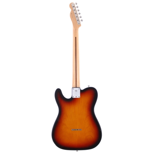 1 - 2002 Fender Deluxe Series Telecaster electric guitar, made in Mexico; Body: three-tone sunburst fini... 