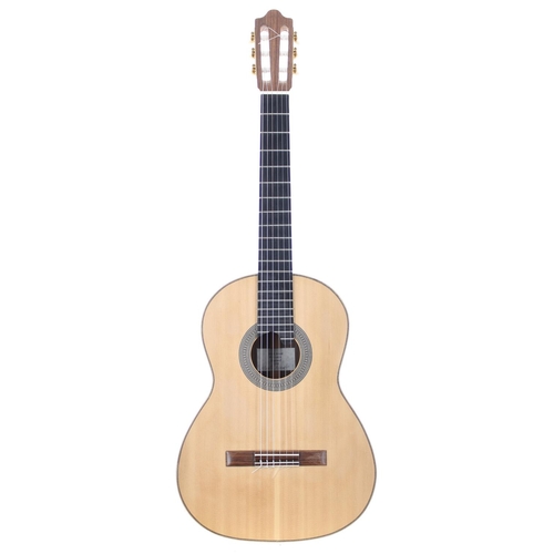 61 - 2008 Mark Arnott classical guitar, made in England; Back and sides: Indian rosewood; Top: natural sp... 