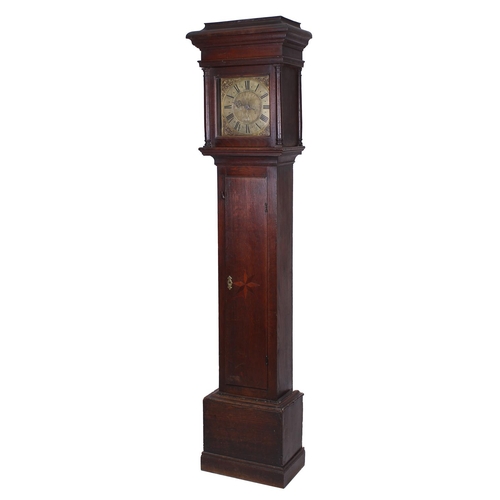 1821 - Early oak thirty hour longcase clock, the 10