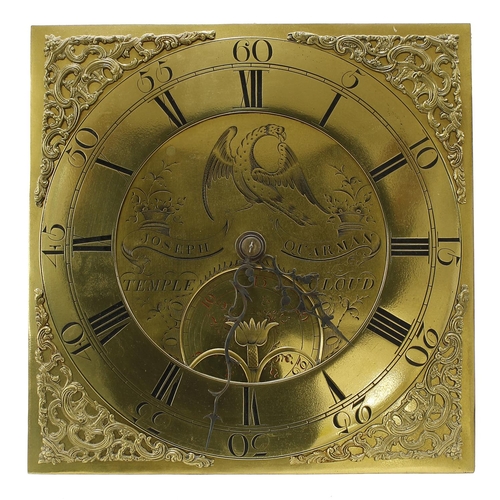 1823 - Oak thirty hour longcase clock, the 12