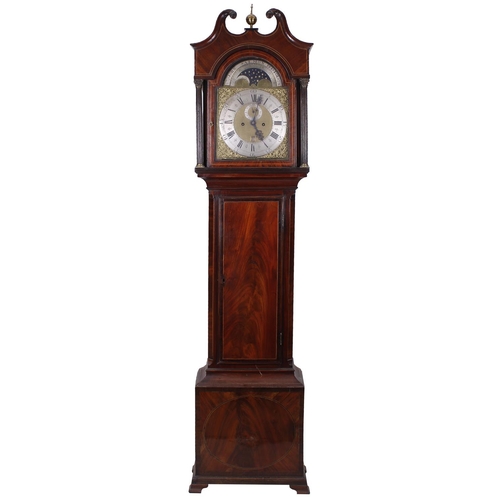 1831 - Mahogany eight day longcase clock, the 12