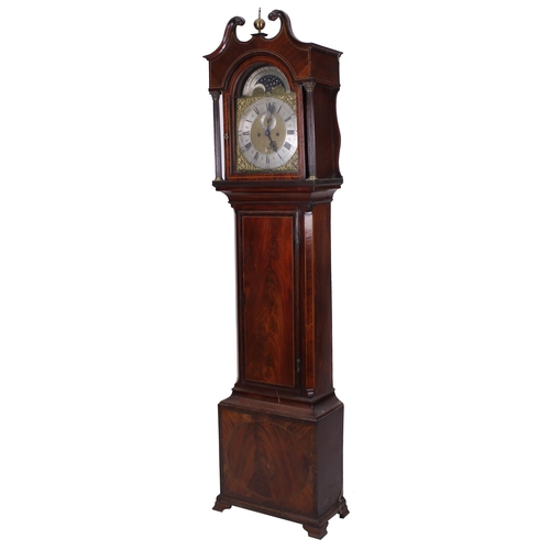 1831 - Mahogany eight day longcase clock, the 12