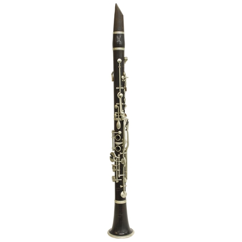 1822 - Cocuswood C clarinet with German silver keywork, signed L.P., C, M.Lacroix, Paris, made circa 1900, ... 