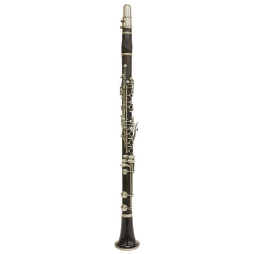 1829 - Cocuswood Boehm system A clarinet, unsigned, made circa 1900, 71.2cm; also a cocuswood German system... 