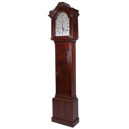 1834 - Mahogany eight day longcase clock, the 12