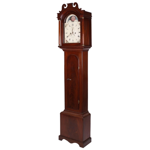 1836 - Mahogany eight day longcase clock, the 12