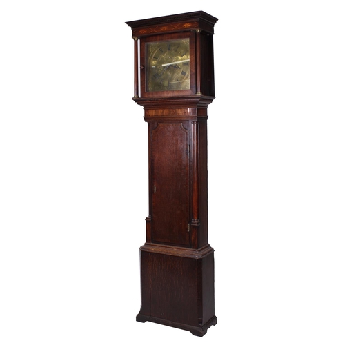 1833 - Oak eight day longcase clock, the 14