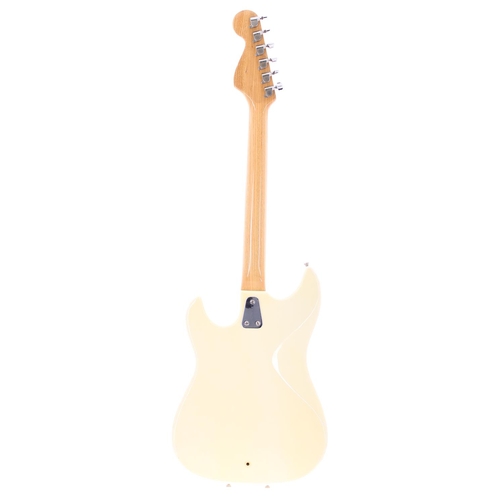 324 - 1970s Hagstrom Scandi Fastneck electric guitar, made in Sweden; Body: vintage white finish, small bl... 