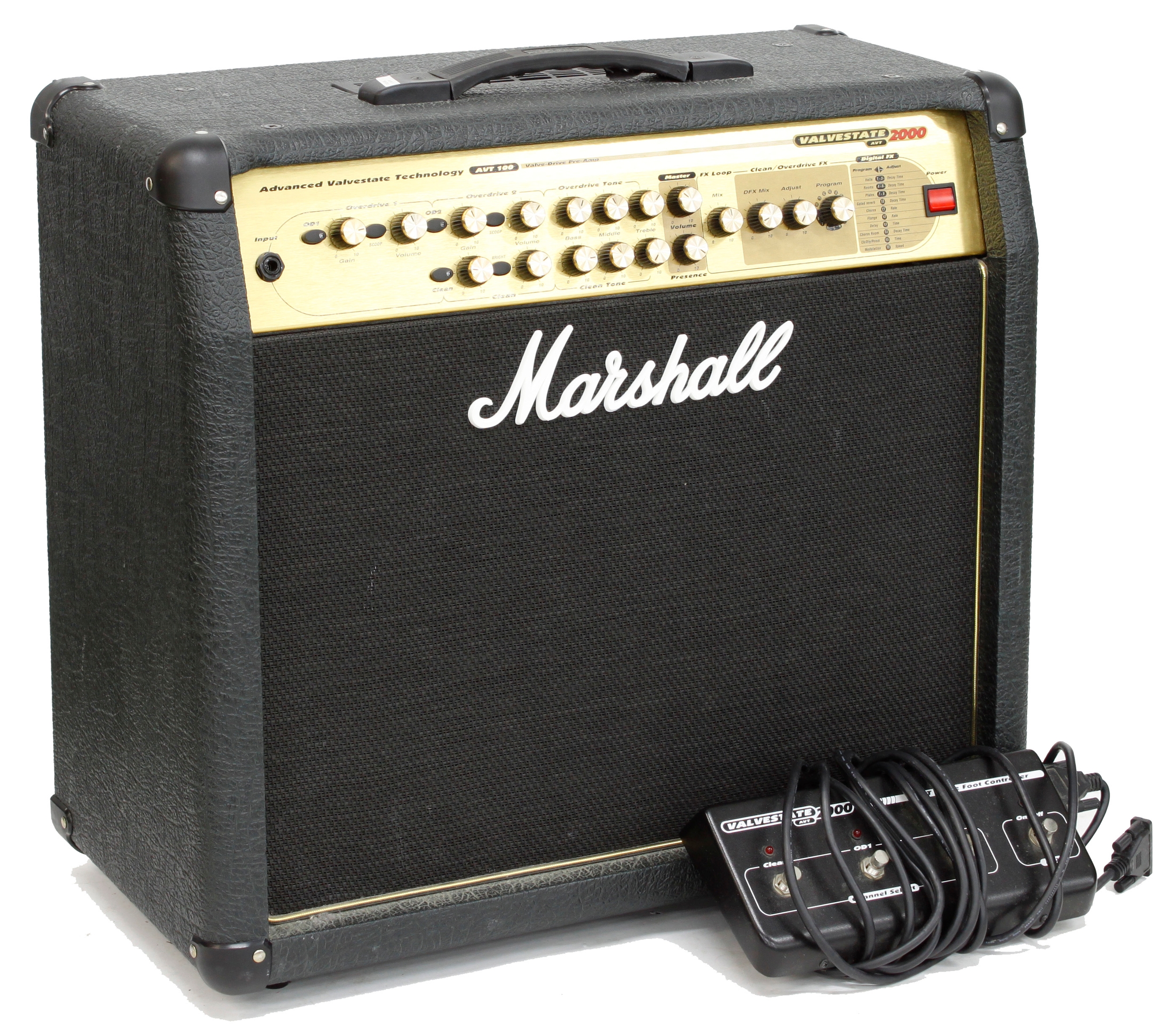 Marshall Valvestate 2000 AVT100 guitar amplifier, with dust cover*Please  note: Gardiner Houlgate do