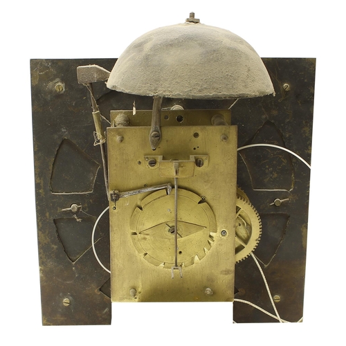 1839 - Early oak thirty hour longcase clock with separate striking train, the 10