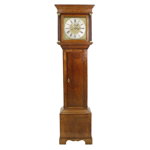 1840 - Oak eight day longcase clock, the 12