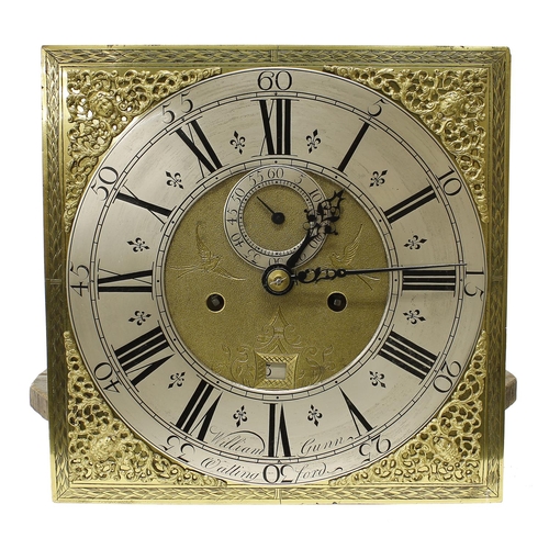 1840 - Oak eight day longcase clock, the 12