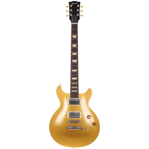 101 - 2003 Gibson Les Paul Classic Double Cut electric guitar, made in USA; Body: gold top finish upon bro... 