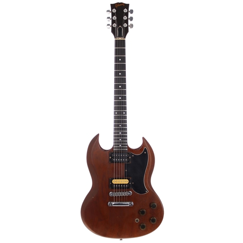 109 - 1982 Gibson The SG Deluxe electric guitar, made in USA; Body: walnut finished mahogany, surface ding... 