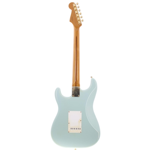 18 - 2002 Fender Classic Series 50s Stratocaster electric guitar, made in Mexico; Body: blue finish, disc... 