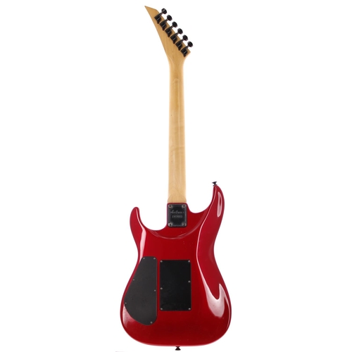 217 - Jackson Professional Stealth EX electric guitar, made in Japan, circa 1992; Body: metallic red finis... 