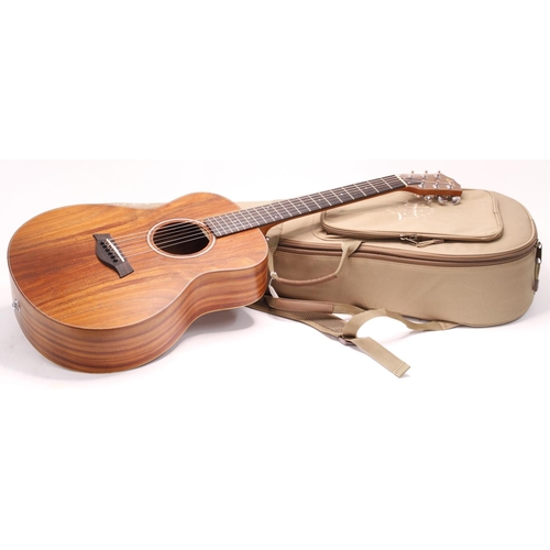 222 - 2019 Taylor GS Mini electro-acoustic guitar, made in Mexico; Body: natural layered koa; Neck: sapele... 