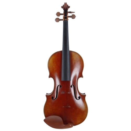 2427 - Good German violin labelled 