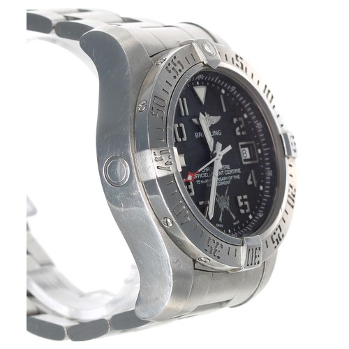 38 - Breitling 'R.A.F Regiment' 75th Anniversary stainless steel automatic gentleman's wristwatch, refere... 