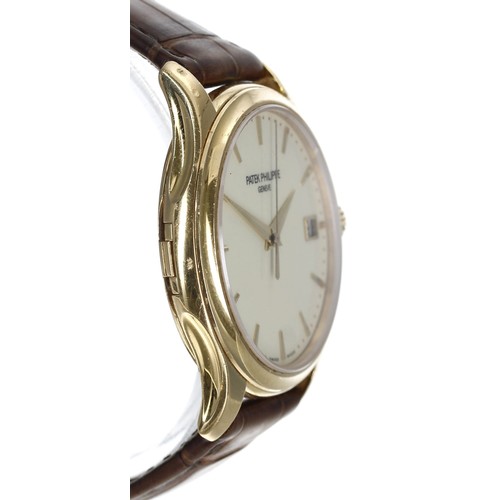 21 - Patek Philippe Calatrava 18ct automatic gentleman's wristwatch, reference no. 5227J-001, circa 2021,... 