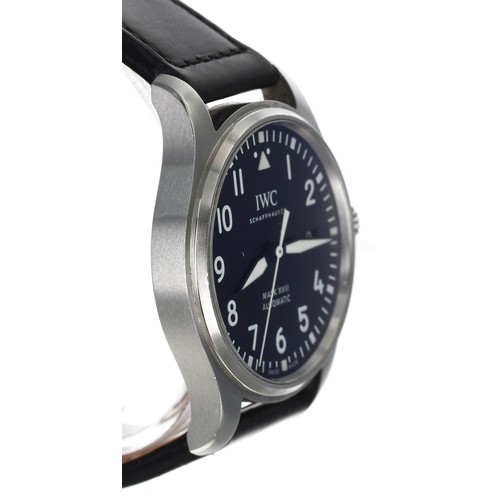 27 - IWC (International Watch Company) Shaffhausen Mark XVIII automatic stainless steel gentleman's wrist... 