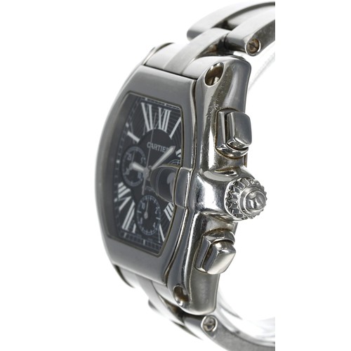 34 - Cartier Roadster XL chronograph automatic stainless steel gentleman's wristwatch, reference no. 2618... 