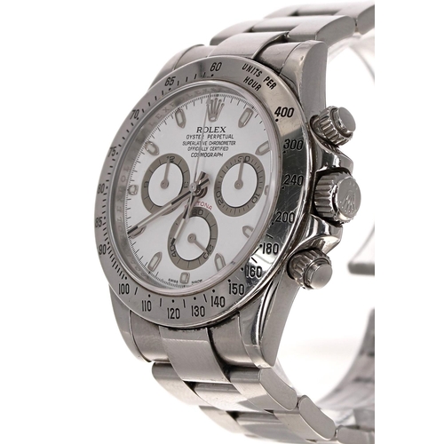 19 - Rolex Oyster Perpetual Cosmograph Daytona Chronograph stainless steel gentleman's wristwatch, refere... 