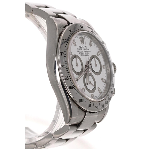 19 - Rolex Oyster Perpetual Cosmograph Daytona Chronograph stainless steel gentleman's wristwatch, refere... 