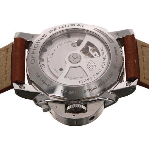 40 - Panerai Luminor Marina 1950 3 Days automatic stainless steel gentleman's wristwatch, reference no. O... 