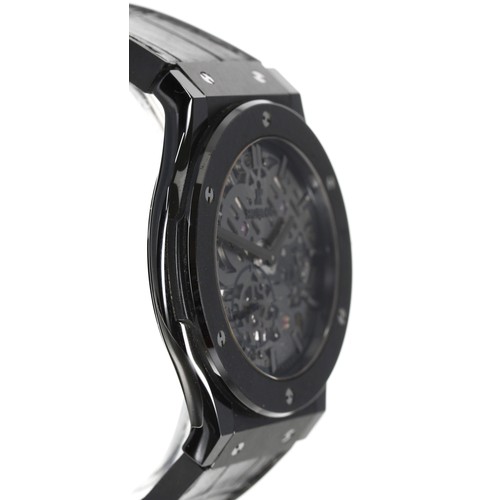 36 - Hublot Classic Fusion Ultra-Thin Skeleton ceramic gentleman's wristwatch, reference no. 515.CM 0140.... 