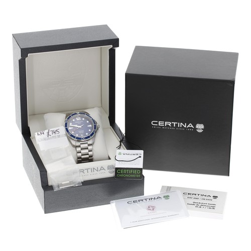 48 - Certina DS Action Chronometer stainless steel gentleman's wristwatch, reference no. C032451A, circa ... 