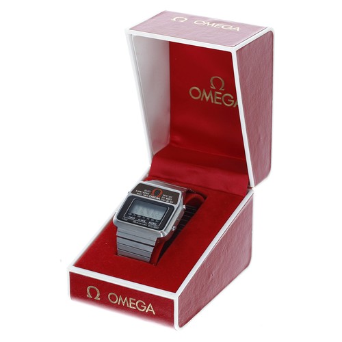 2 - Omega Memomaster Alarm stainless steel gentleman's wristwatch, reference no. ST 382.0801, circa 1978... 