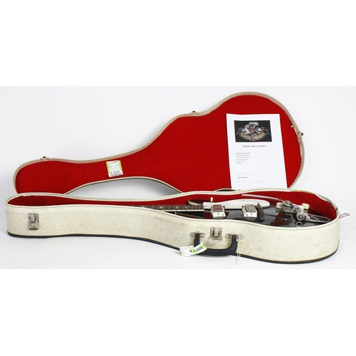 54 - Bernie Marsden - 1962 Silvertone 1446 'Chris Isaak Model' hollow body electric guitar, made in USA; ... 