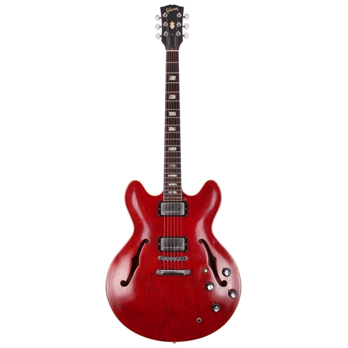 21 - Bernie Marsden - Gibson ES-335 TD semi-hollow body electric guitar, made in USA, circa 1967; ser. no... 