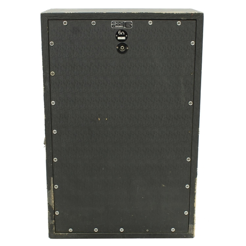 616 - 1970s WEM Super 40 twin speaker 6 ohm guitar amplifier speaker cabinet, with dust cover*Please note:... 