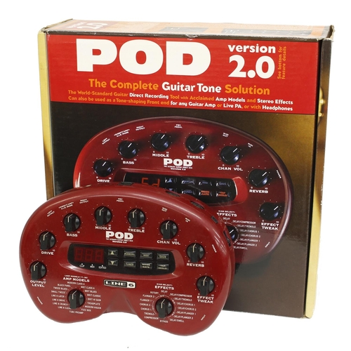 876 - Line 6 Pod Version 2 guitar modeller, boxed*Please note: Gardiner Houlgate do not guarantee the full... 