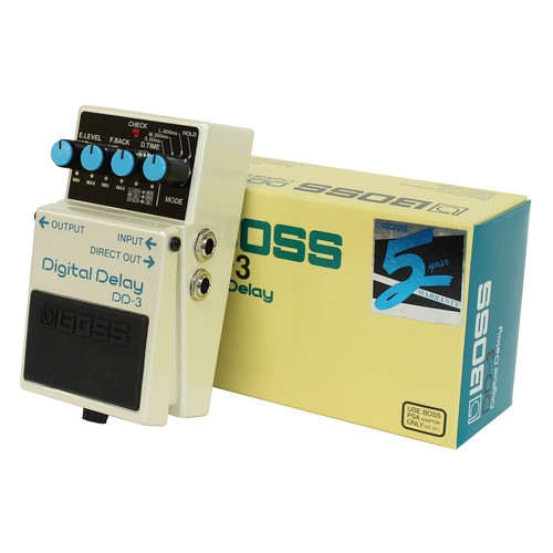 892 - Boss DD-3 Digital Delay guitar pedal, boxed*Please note: Gardiner Houlgate do not guarantee the full... 