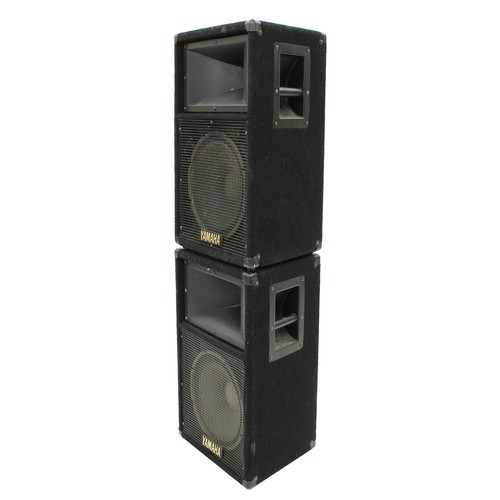 1211 - Pair of Yamaha S112IVN PA speakers*Please note: Gardiner Houlgate do not guarantee the full working ... 