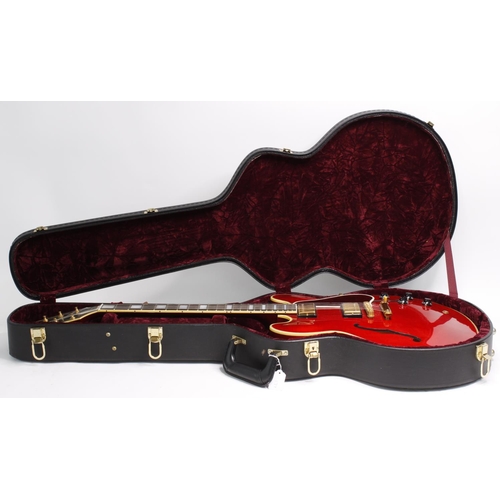 122 - 2006 Gibson Custom Shop ES-355 Mono semi-hollow body electric guitar, made in USA; Body: cherry fini... 