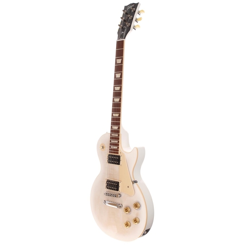 126 - 2013 Gibson Les Paul Signature T electric guitar, made in USA; Body: Alpine white burst finished map... 