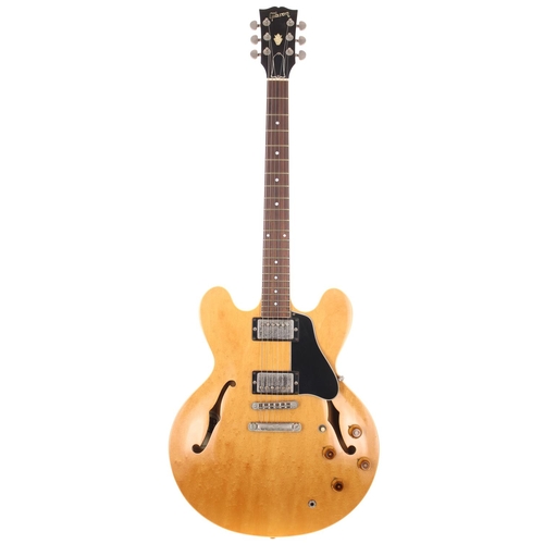 80 - 1988 Gibson ES-335 Dot semi-hollow body electric guitar, made in USA; Body: natural finish, minor li... 