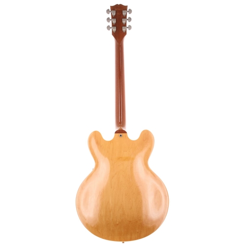 80 - 1988 Gibson ES-335 Dot semi-hollow body electric guitar, made in USA; Body: natural finish, minor li... 