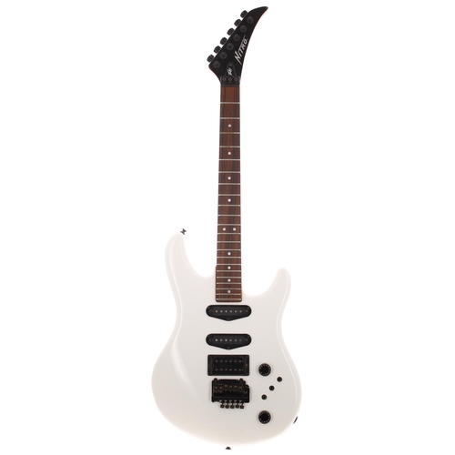 133 - 1980s Peavey Nitro III electric guitar, made in USA; Body: white finish, a few minor surface imperfe... 