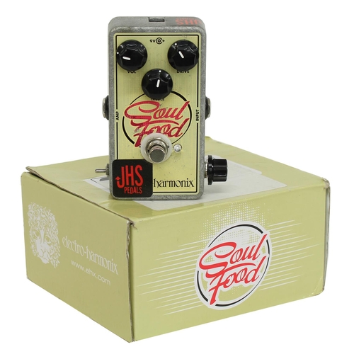 899 - JHS Pedals modified Electro-Harmonix Soul Food guitar pedal, with Meat & 3 Mod, boxed*Please not... 