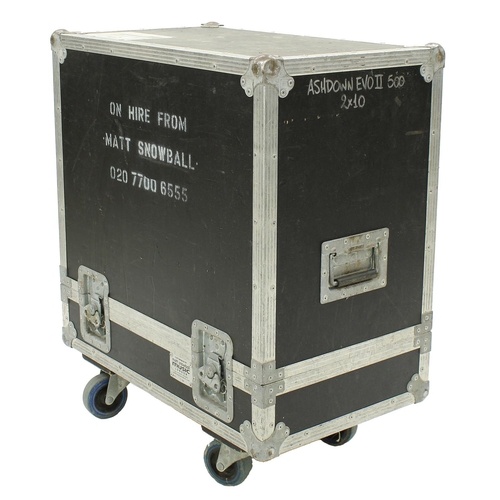 634 - Ashdown Engineering Evo II 500 bass guitar combo amplifier, within a heavy duty flight case on wheel... 