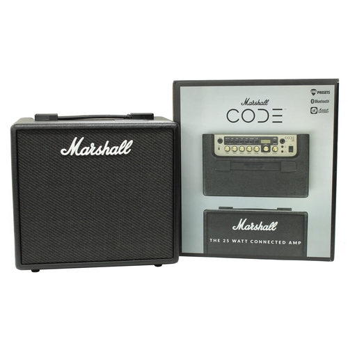 646 - Marshall Code 25 guitar amplifier, boxed*Please note: Gardiner Houlgate do not guarantee the full wo... 